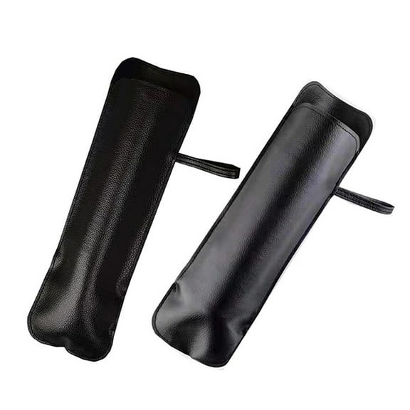 Black PU Leather Umbrella Cover Case Portable Waterproof Umbrella Storage Pocket Umbrella Bag Portable Umbrella Cover