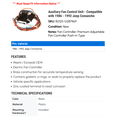 thumbnail image 2 of Auxiliary Fan Control Unit - Compatible with 1986 - 1992 Jeep Comanche 1987 1988 1989 1990 1991, 2 of 2