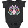 thumbnail image 3 of Inktastic Easter Scandinavian Bunny with Flowers Boys or Girls Baby Bodysuit, 3 of 5