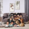thumbnail image 4 of Blanket Ian Somerhalder Throw Flannel Blankets UltraSoft Micro Fleece Blanket Warm Cozy Plush Gift for Room Decoration Sofa,Office Bed car Camp Couch Beach, 4 of 9