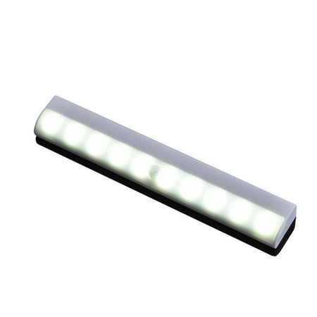 

Under Cabinet Lighting 10 LED Closet Light Motion Sensor Lights Battery Powered Wireless Wardrobe Light Stair Light