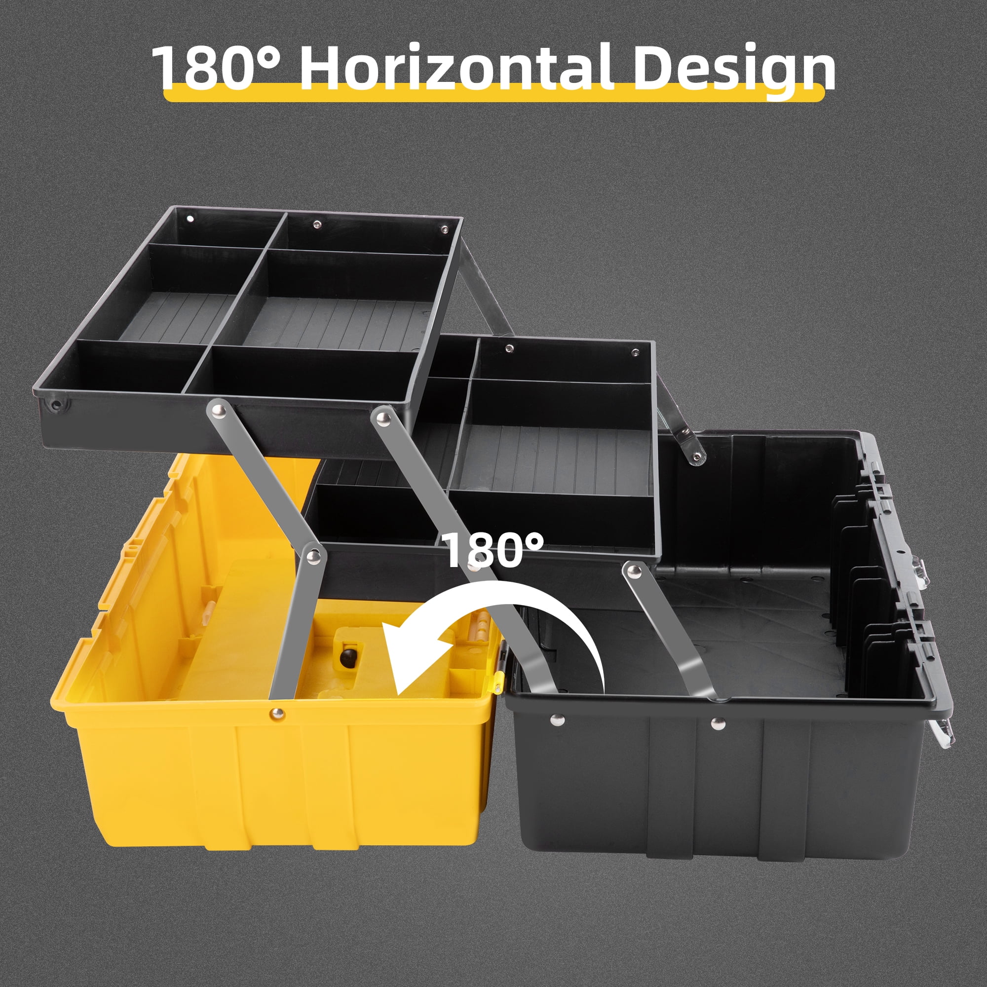 Tool Compartment Box 3 Compartment Tool Box