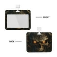 thumbnail image 2 of Kdxio Metal Evil Skull Card Badge Holder Work Badge Sleeve for Office, School, Factory, ID Credit Cards, Driver Licenses and Passes, 2 of 7