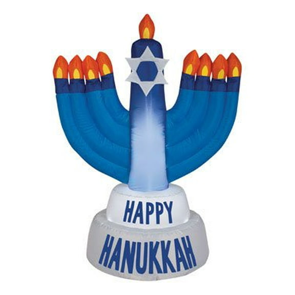 Gemmy Airblown Happy Hanukkah Menorah Inflatable