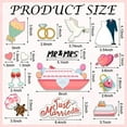 thumbnail image 2 of 14 Pcs Just Married Cruise Door Magnets Wedding Refrigerator Decorations Cruise Cabin Door Sign for Stateroom Ship Car Honeymoon Anniversary Wedding Party Panel Tailgate Decor, 2 of 7