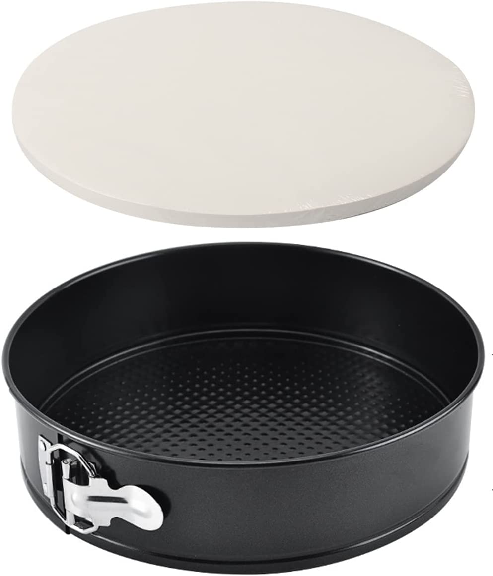Springform Pan Set 4, 7, 9,10 Inch Baking Mold Round Leakproof Nonstick Removable Bottom