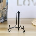 thumbnail image 3 of Anti-Slip Iron Display Stand Folding Photo Frames Display Cookbooks, Easel Stand Plate Holder for Home Office Art Decoration, 12 Inch, 3 of 9