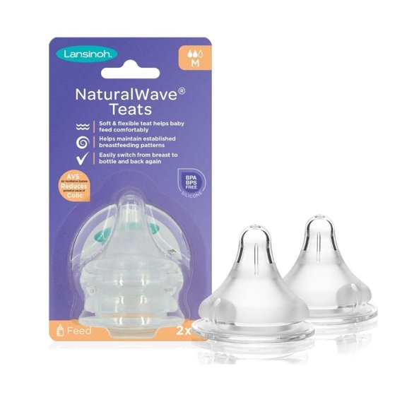 Tetina Lansinoh natural wave flujo medio
