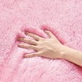 thumbnail image 5 of Kentaly Shaggy Area Rugs for Living Room, 8x10ft Fluffy Area Rug for Bedroom, Indoor Floor Rug for Kids Girls Boys Home Decor Aesthetic, Upgrade Anti-Skid Durable Carpet(Pink), 5 of 9