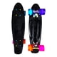 thumbnail image 2 of JS Roller Patineta penny board de 22 pulgadas para niños, adultos con llantas de goma y superficie antiderrapante black multicolor, 2 of 2