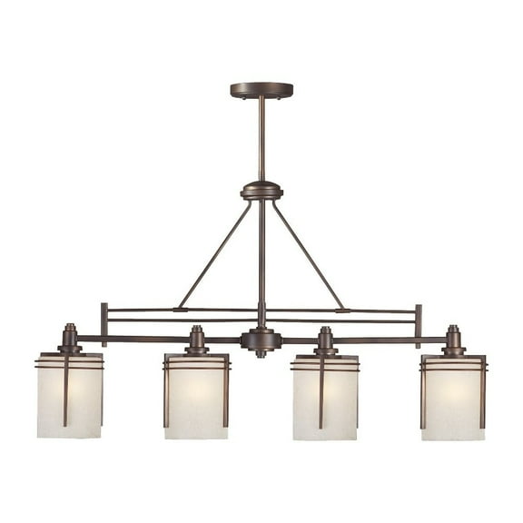 2692-04-32-Forte Lighting-Jolie - 4 Light Island Pendant-21 Inches Tall and 6 Inches Wide