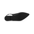 thumbnail image 5 of BLISSFUL STEP Valentine's Women's Shoes Slingback Pointed Toe Flat Shoes Black 7.5, 5 of 7