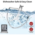 thumbnail image 6 of Stainless Steel Flat Beater Replacement for KitchenAid 7 Qt Bowl-Lift Mixers – Food Grade & Dishwasher Safe, 6 of 8