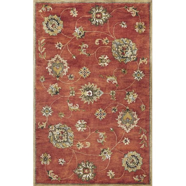HomeRoots 352320 3 ft. 3 in. x 5 ft. 3 in. Wool Sienna Area Rug
