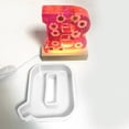 thumbnail image 2 of Binwennn Pie Baking Kits for Adults Full Set Small Silicone Containers Rectangle Chocolate Melting Chocolate DIY Alphanumeric Cake M Old 26 English Alphanumeric Cake Silicone M Old, 2 of 2