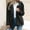 Black, variant on Vinsonshop Pea Coats for Women Sherpa Jacket Women Warm Jackets for Women Going Out Jacket Fuzzy Fleece Jacket Women Fleece Coat Winter Coats for Women Black L