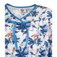 thumbnail image 2 of Silvert's Women's Hospital Gown with Open Back, Blue Floral, XS, 2 of 2