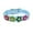 Blue, variant on Flower Dog Collars,Pet Collar Dog Collar Crystal Studded Pet Collar For Small Medium Dog(S,Black)