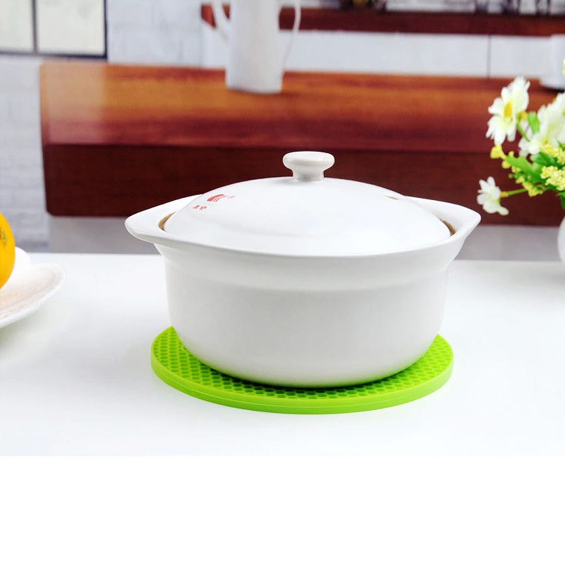 Kitchen Hot Pot Pan Trivet Nonslip Heat Insulated Placemat Pad Holder