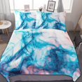 thumbnail image 1 of HAHDAXIA Ink Smoke Bedding Solid Comforter Set for All Seasons,3 Pieces(1 Comforter+2 Pillowcases),Soft Microfiber Bedding Set Queen(90"x90"), 1 of 7