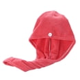 thumbnail image 2 of Coral Velvet Thickening To Increase Soft Absorbent Shower Cap Dry Hair Towel, 2 of 8
