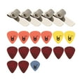thumbnail image 1 of WHAMVOX 5Set Metal Guitar Pick Clamps with Assorted Color Picks and Durable Spring Holders for Guitar, 1 of 8