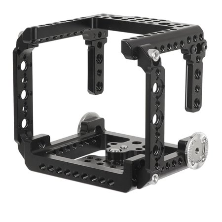 UPC: 0757277492617 | CAMVATE Camera Cage Kit with ARRI Rosette Mounts and NATO Rails for RED Komodo 6K Cinema Camera