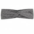 thumbnail image 1 of Aztec Headband, Pattern of Symmetric Tribal Inspired Streaks and Motifs in Greyscale Tones, Elastic and Soft Women's Bandana for Sports and Everyday Use, Grey Red Coconut, by Ambesonne, 1 of 3
