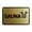 Brushed Gold, variant on Signs ByLITA Classic Framed Sauna Sign (Navy Blue / White) - Large