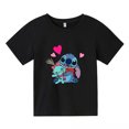 thumbnail image 3 of Ropa de moda para niños, camisetas de algodón con puntadas bonitas de verano para bebés, camisetas de dibujos animados para niñas pequeñas, camisetas casuales de manga corta, 3 of 5