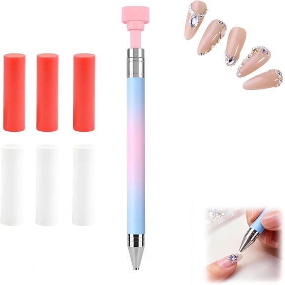 CCOCC Automatic Refillable Wax Pen,Diamond Art Pens for ,Diamond Art Stylus with Wax,Refillable Wax Pen for Nail Art DIY,Diamond Art Accessories and Tools