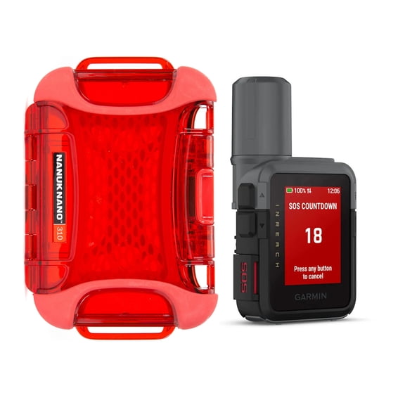 Garmin inReach Mini 3 Compact SOS Satellite Communicator with Color Touchscreen with Nano Hard Case Bundle