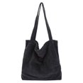 thumbnail image 2 of Women Shoulder Bag Corduroy Large Capacity Fashion Simple Keys Mobile Phone Tote Reusable Handbag, 2 of 10