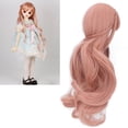 thumbnail image 1 of Perruque Longue pour Poupée, Coupe Flexible de 8 à 9 Pouces Cheveux Synthétiques Épais pour Poupée Simulation DIY Modélisation, 1 of 7