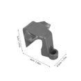 thumbnail image 2 of OULII 2Pcs Pontoon Bumper Clips Grey Multifunctional Boat Adjuster and Hanger, 2 of 8