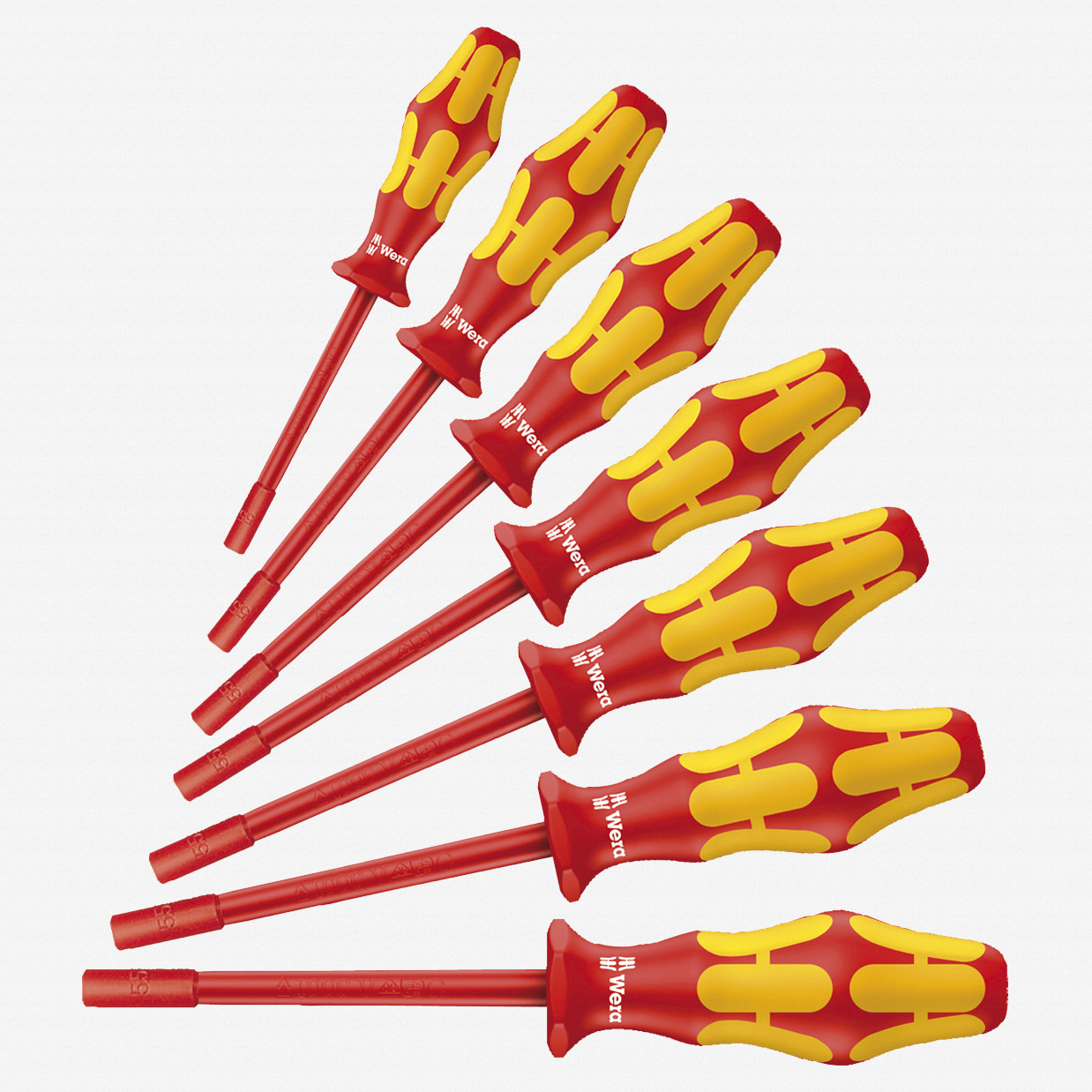 Wera 345201 VDE Insulated SAE Nut Driver Set