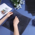 thumbnail image 3 of 4PC Plastic Canvas Sheets 30x30cm Square Mesh Sheets Black Plastic Needlepoint for Embroidery Crafting Yarn Knit Crochet, 3 of 6