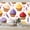 Color 3, variant on Wallpaper Colorful Donuts Sprinkles Icing Pink Peel and Stick Wall Murals 69"H x 96"W Removable PVC Wall Paper Self-Adhesive Wall Paintings Art Decor for Bedroom Living Room