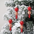 thumbnail image 5 of LINLIN Party Decoration Pendant, Christmas Balls Ornament Baubles 12 Pieces Long Christmas Tree Pendants Decorative, Gourd Shape Shatterproof Xmas Balls for Xmas Hanging Decorations, 5 of 9