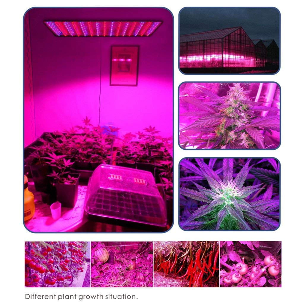 Upgraded] Excelvan 225 SMD LED Plant Grow Light & Lighting Panel for Indoor Plants and Flower -