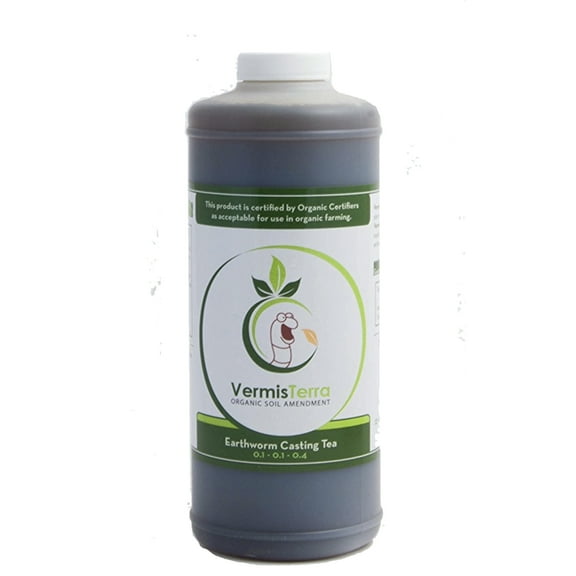Organic VermisTerra Earthworm Casting Tea-Size:Quart