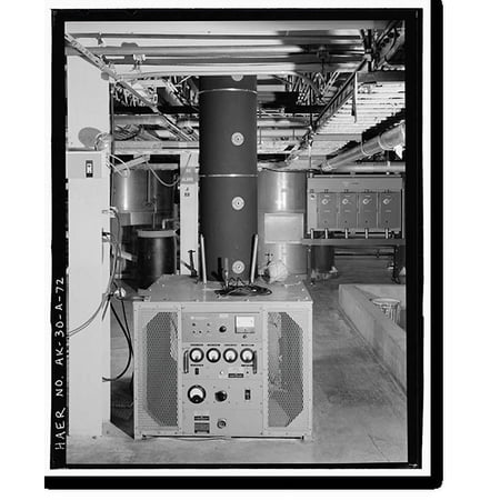 Historic Print, Clear Air Force Station, Ballistic Missile Early Warning System Site II, One mile west of mile marker 293.5 on Parks Highway, 5 miles southwest of Anderson, Anderson, De…16" x 20"