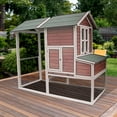 thumbnail image 5 of My Backyard Farm DDP-1732L Chicken Ranch Coop, Dark Red,  84 x 44.9 x 70.8-In. - Quantity 1, 5 of 7