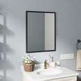 thumbnail image 2 of Nmkwnr 23.6"x29.5" Black Aluminum Frame Rectangle Bathroom Mirror Decorative Wall Mirror for Bathroom Living Room Bedroom, 2 of 7