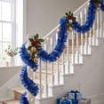 thumbnail image 6 of Yhmxh 6.5Ft Christmas Tinsel Garland Xmas Tree Decorations, Metallic Shiny Tinsel Twist Garland, Flexible Holiday Decorative Tinsel for Xmas Wreath Mantel Railing Party Indoor Outdoor Home Decor, 6 of 6