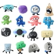 thumbnail image 4 of New Battle for Dream Island Plush Toy BFDI Stuffed Animal Soft Doll Plushie Figure Plant Number Letter Fries Kids Birthday Gifts, 4 of 5