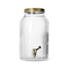 thumbnail image 2 of Dispensador de Bebidas Vintage Vittori Vitolero de Vidrio Acanalado con Tapa 5 Litros, 2 of 4