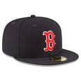 thumbnail image 3 of Men's New Era Navy Boston Red Sox 2004 World Series Wool 59FIFTY Fitted Hat, 3 of 5