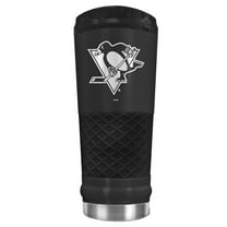 Black Pittsburgh Penguins Stealth Matte 24oz Tumbler