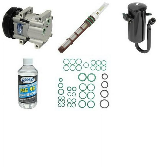 A/C Compressor and Component Kit -- Compressor Replacement Kit Fits select: 1989 FORD F150, 1989 FORD F250